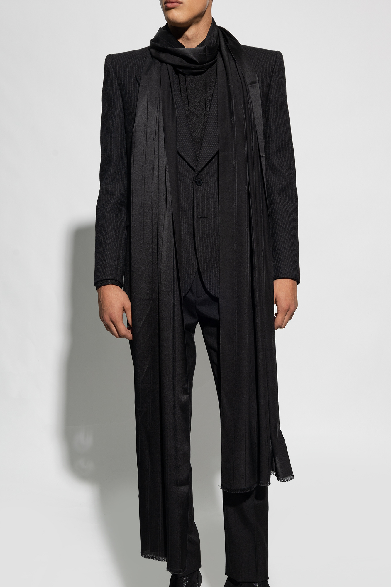 Saint Laurent - Man - Black - Scarf main image 1